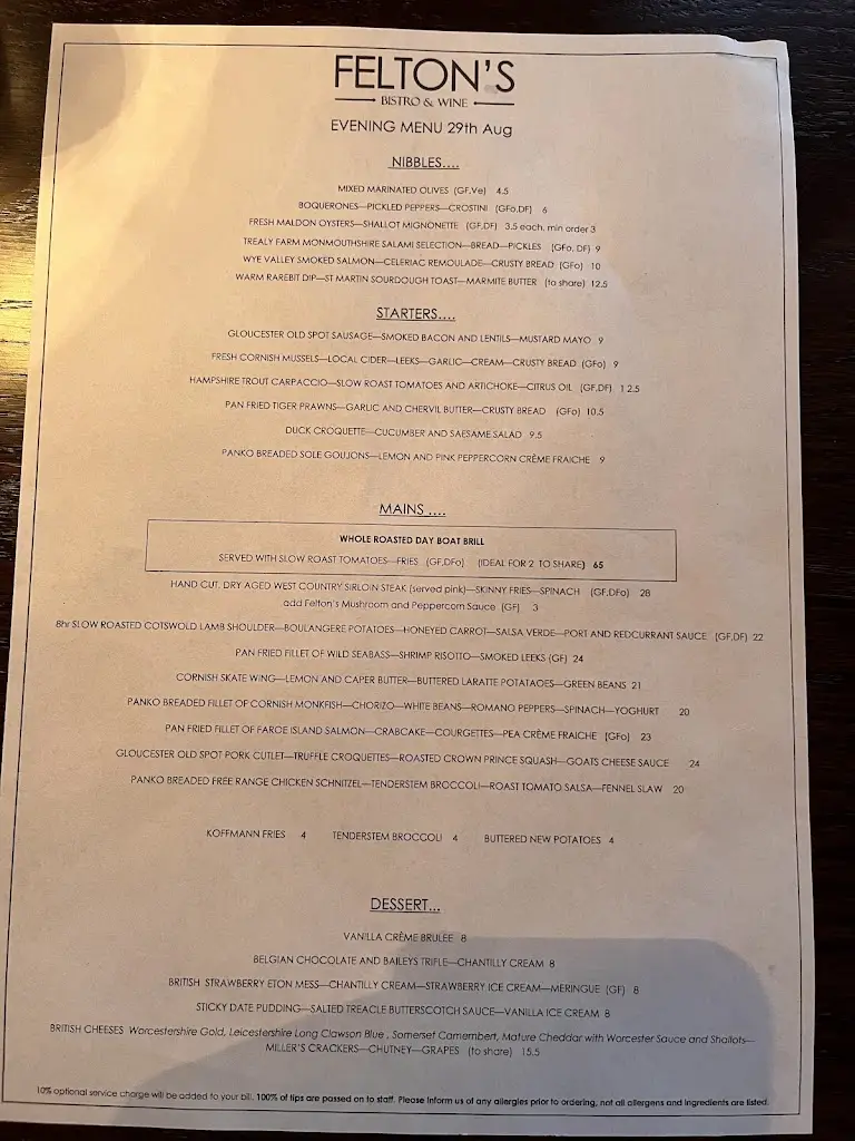 Menu_Felton's Bistro and Wine_Badsey_image_3