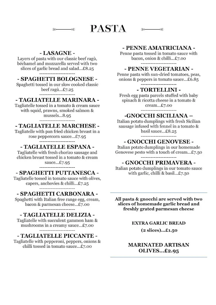 Menu_Bellissimo Italian Burnley_Hapton_image_3