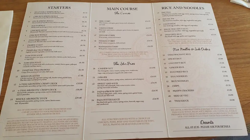 Menu_The Queens Head_Harston_image_1