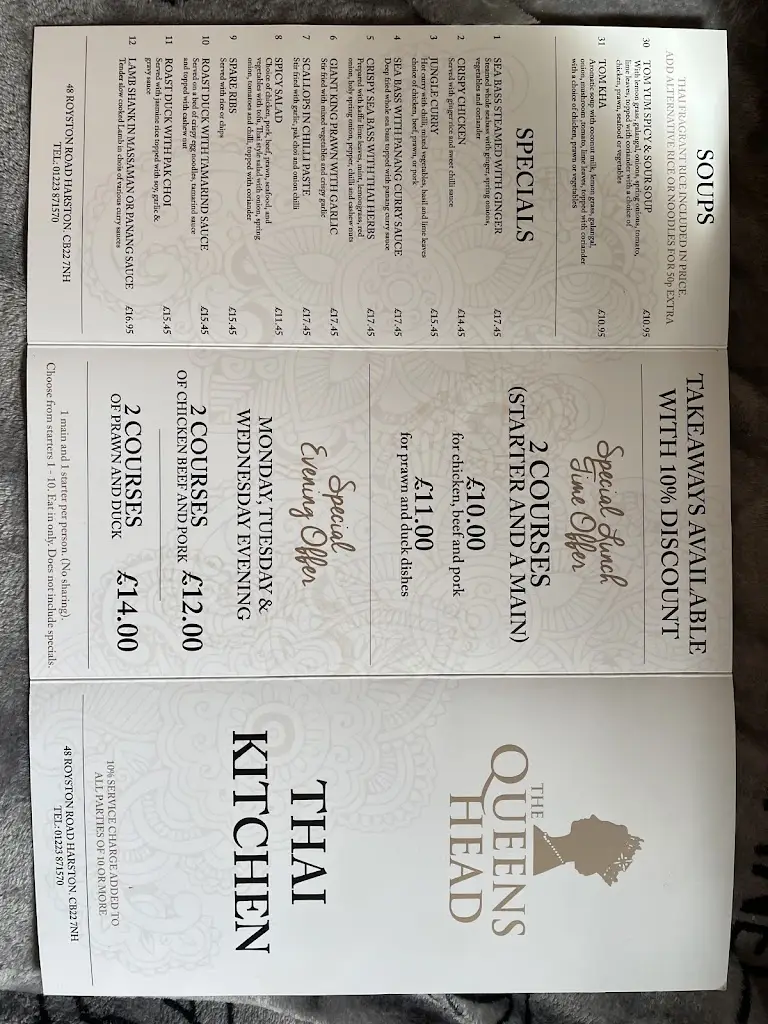Menu_The Queens Head_Harston_image_3