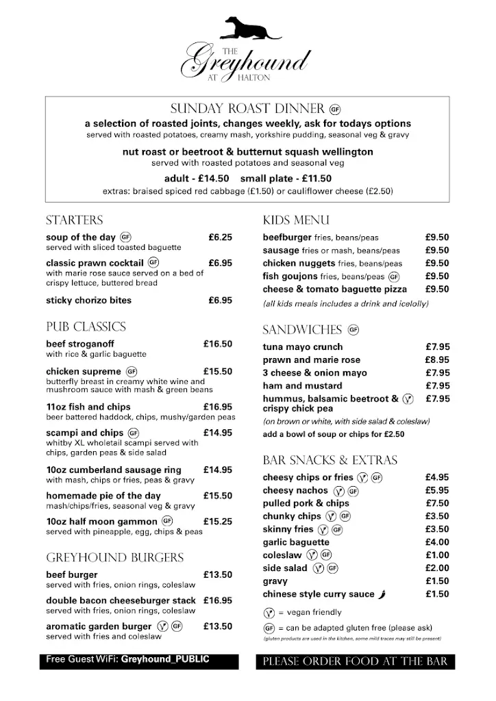 Menu_The Greyhound at Halton_Halton_image_3