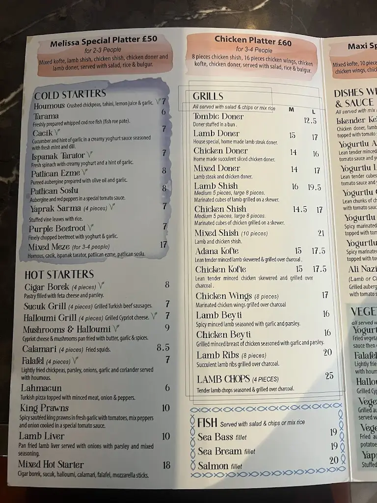 Menu_Melissa Restaurant _Harrow on the Hill_image_3