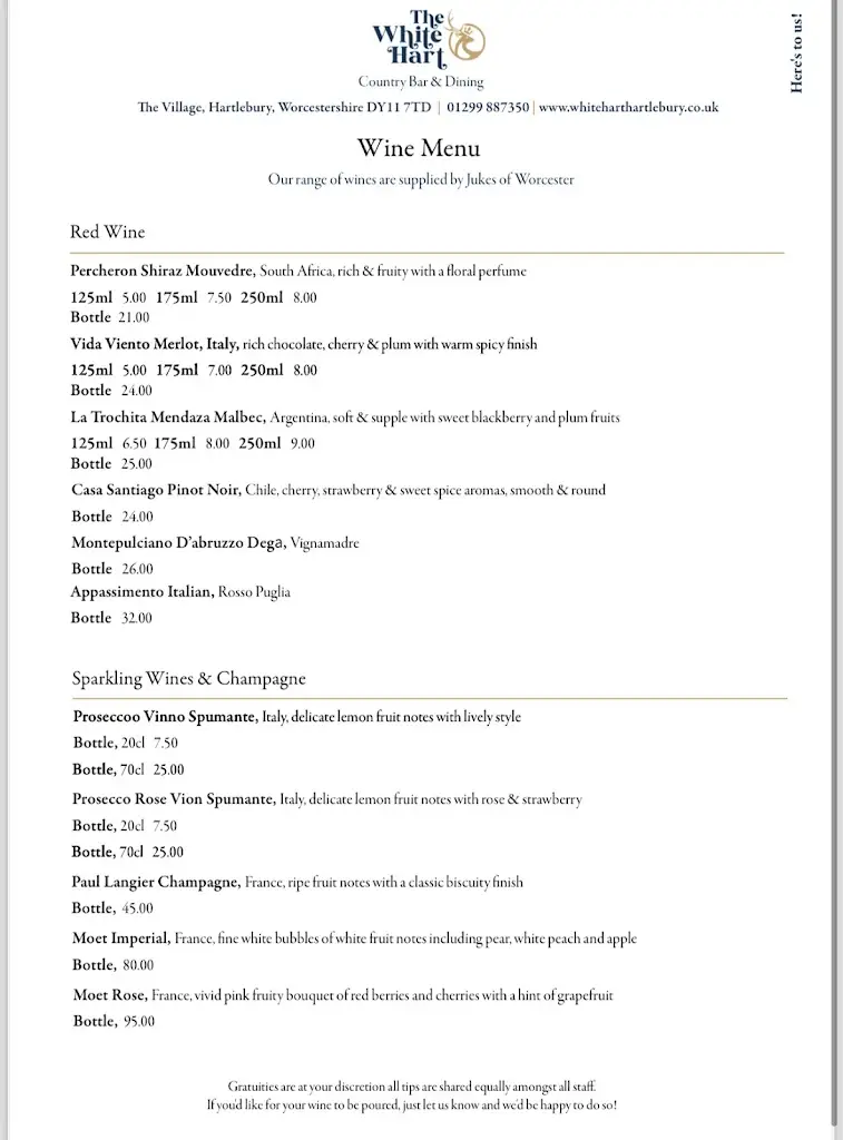 Menu_The White Hart at Hartlebury_Hartlebury_image_2