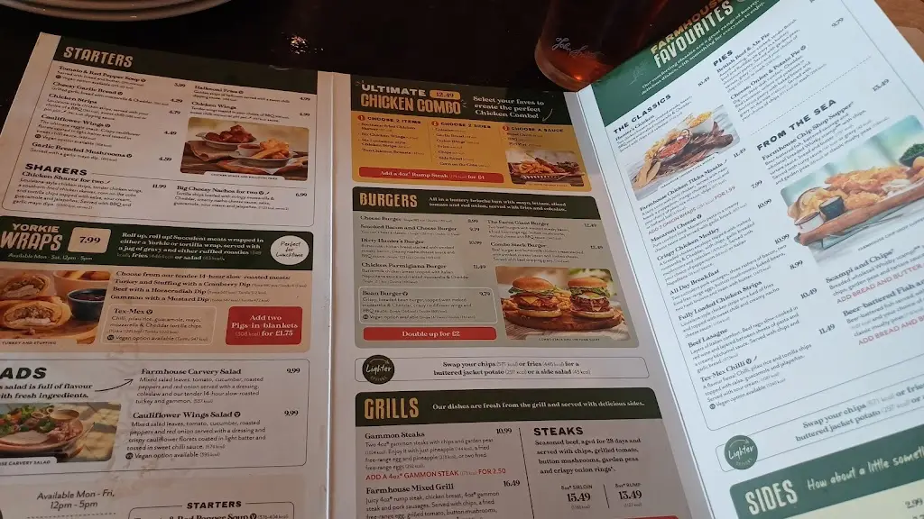 Menu_Larch Wood Farm - Dining & Carvery_Hartlebury_immagine_1