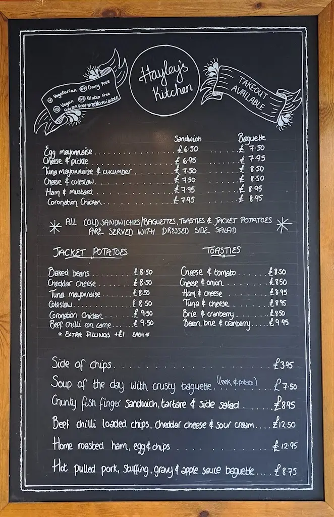 Menu_Hayley's kitchen at Hartlebury Castle_Hartlebury_image_1