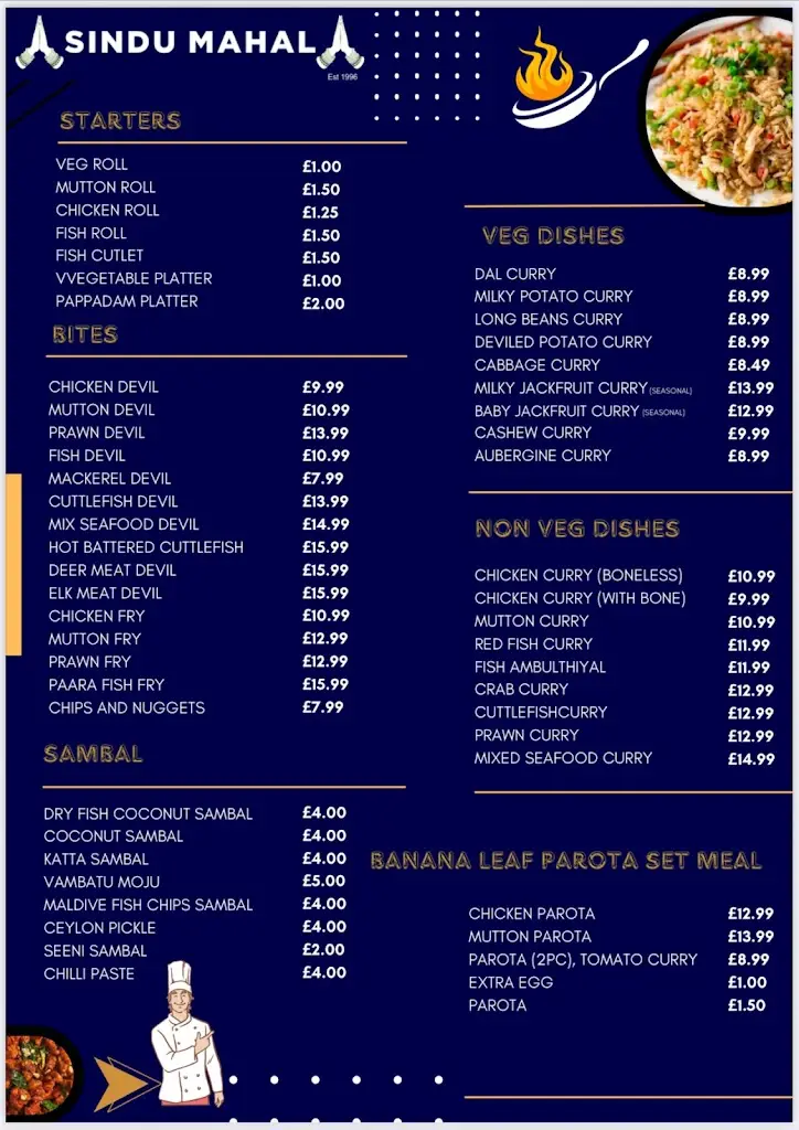 Menu_Sindu Mahal - Sri Lankan Authentic Cuisine | Stoke-on-Trent_Hartshill_image_2