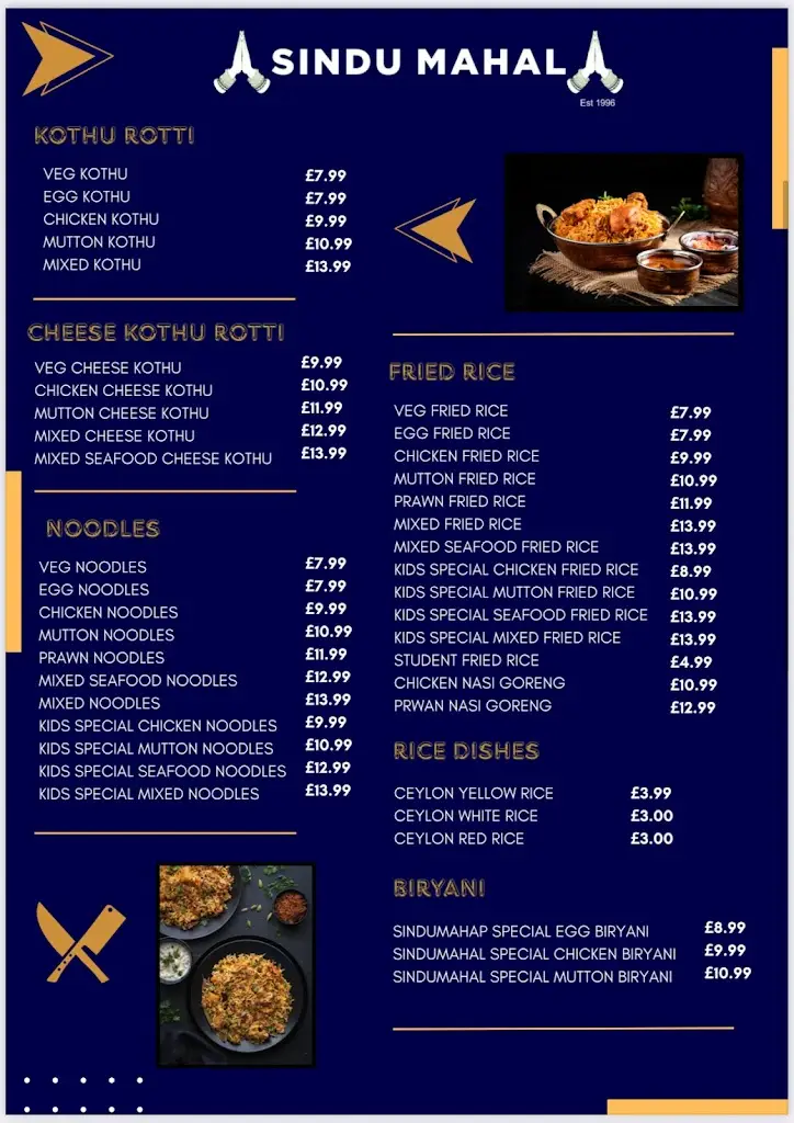 Menu_Sindu Mahal - Sri Lankan Authentic Cuisine | Stoke-on-Trent_Hartshill_image_4