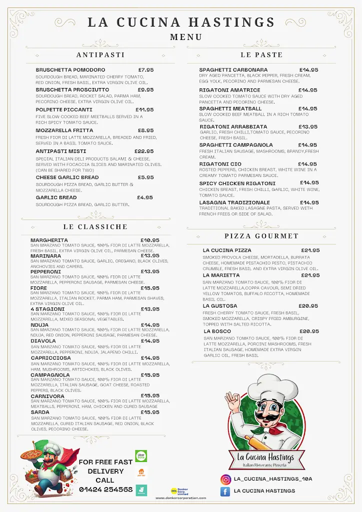 Menu_La Cucina Hastings_Hastings_image_1