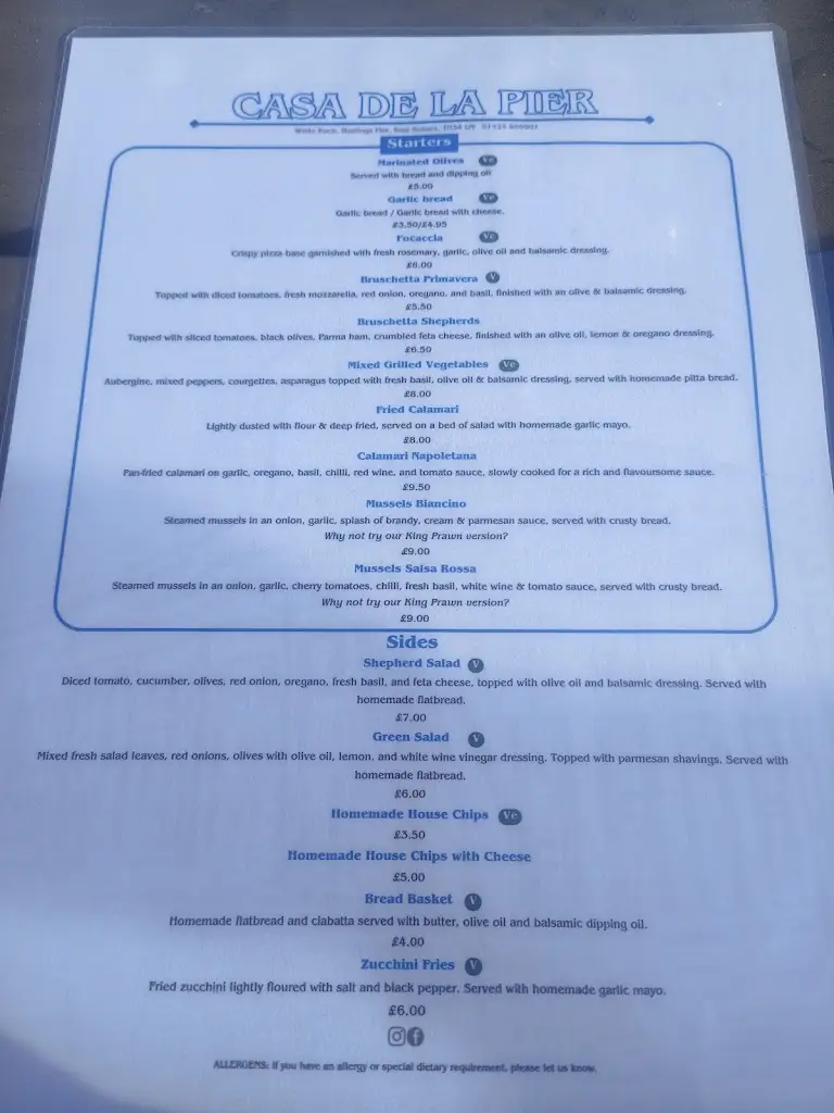 Menu_Casa de la Pier_Hastings_image_4