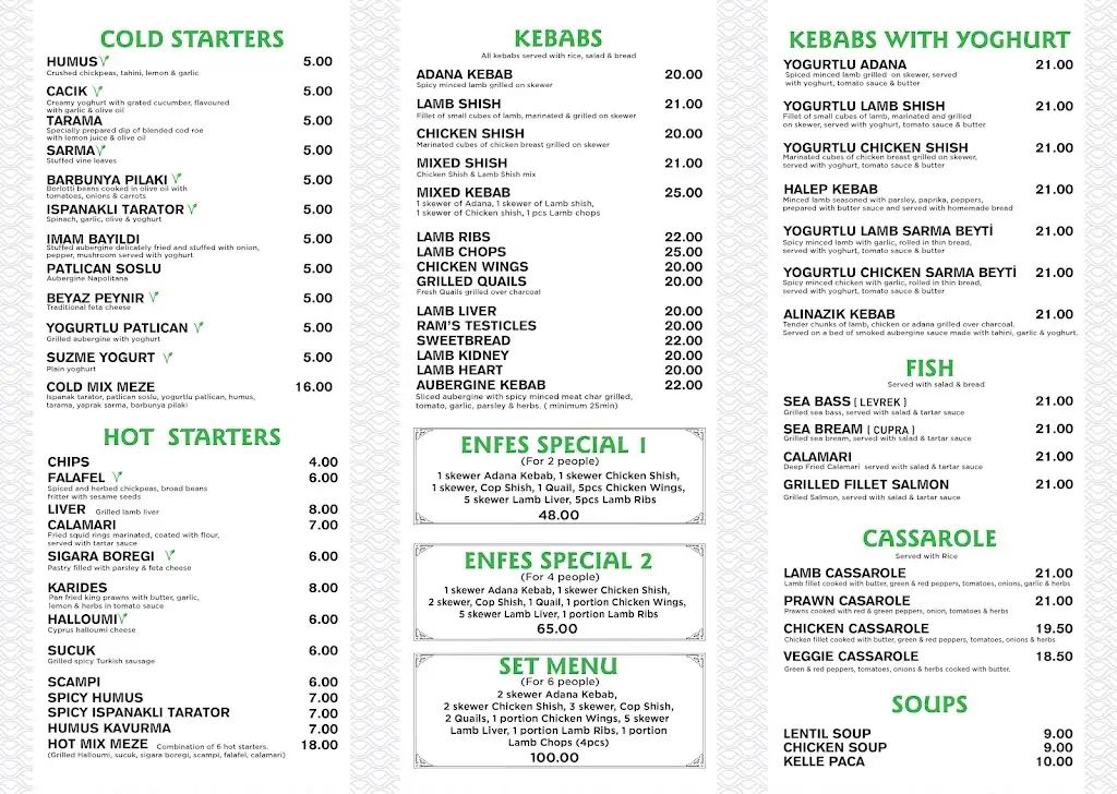Menu_Enfes Ocakbasi Haringey_Harringay_image_2