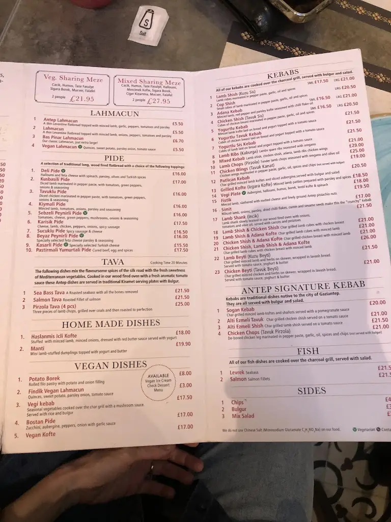 Menu_Antepliler Restaurant_Harringay_image_4