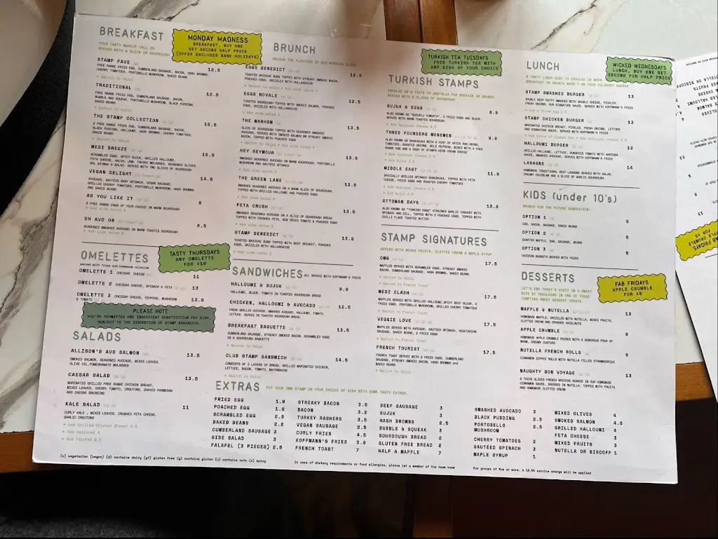 Menu_Stamp Brasserie_Harringay_image_3