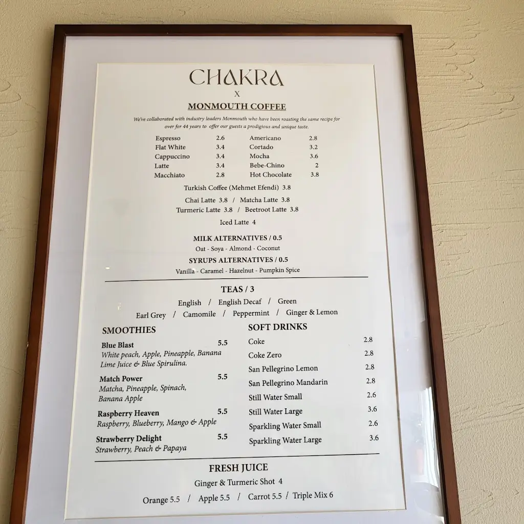 Menu_Chakra Cafe _Harringay_image_2