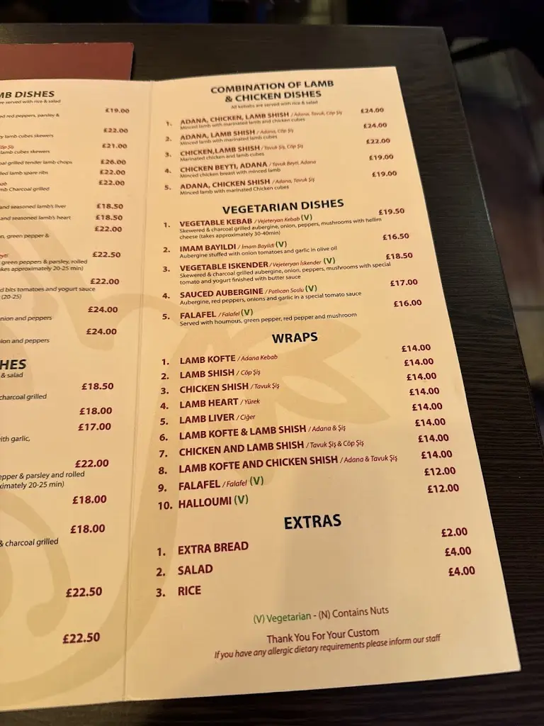 Menu_umut 2000 Harringay_Harringay_image_2