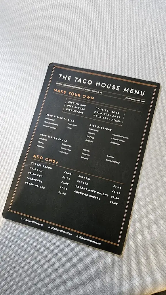 Menu_The Taco House_Harringay_image_3