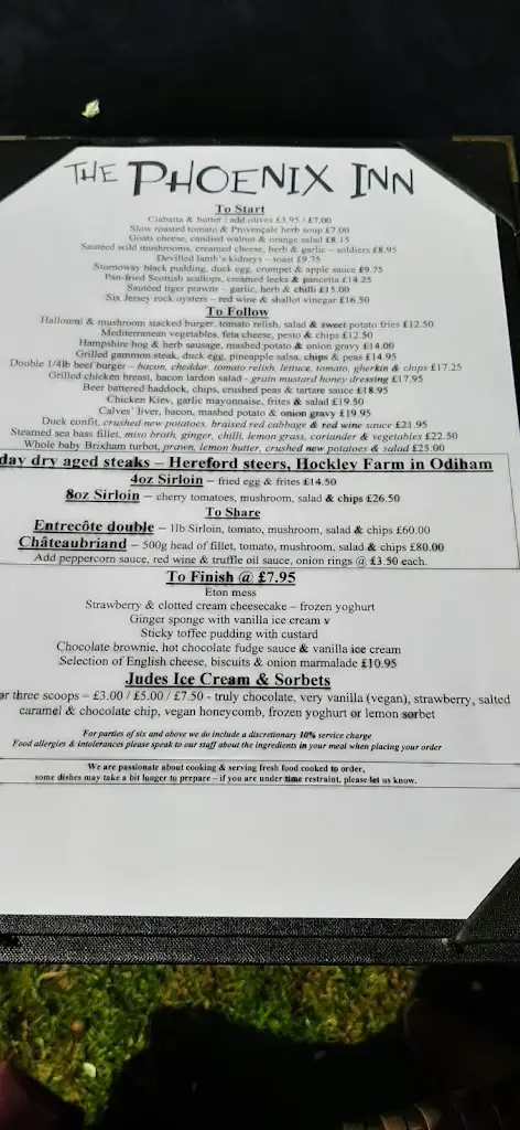 Menu_The Phoenix Inn_Hartley Wintney_image_4