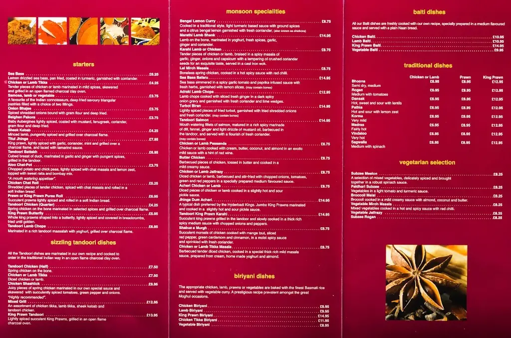 Menu_Monsoon Restaurant (Hartley Wintney)_Hartley Wintney_imagen_1