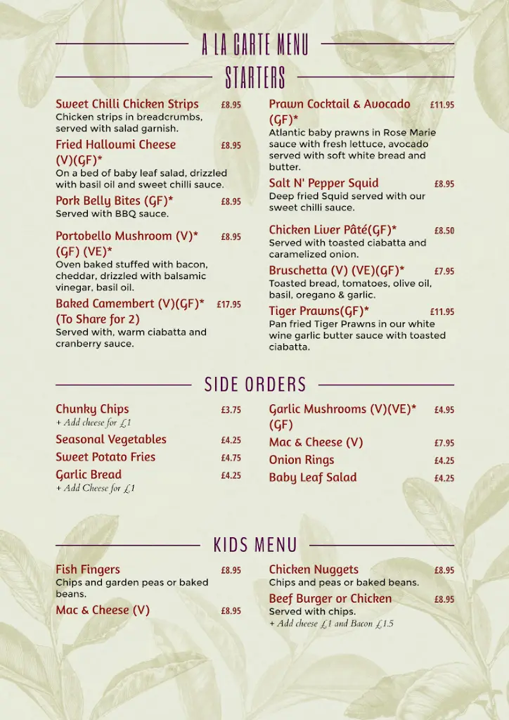 Menu_The Queens Head Dogmersfield_Hartley Wintney_immagine_1