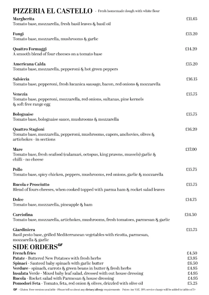 Menu_El Castello Odiham_Hartley Wintney_image_2