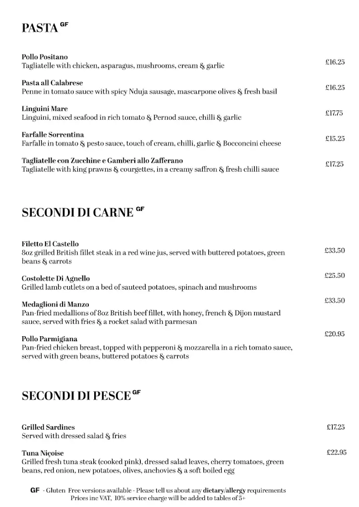 Menu_El Castello Odiham_Hartley Wintney_image_4