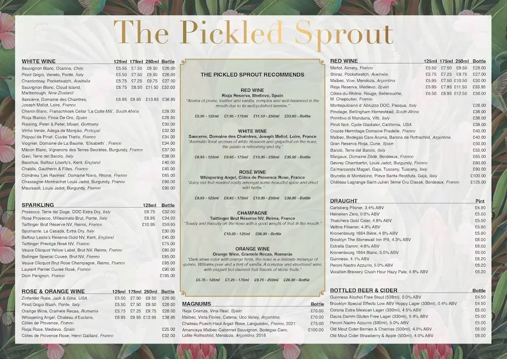 Menu_The Pickled Sprout_Harrogate_image_1