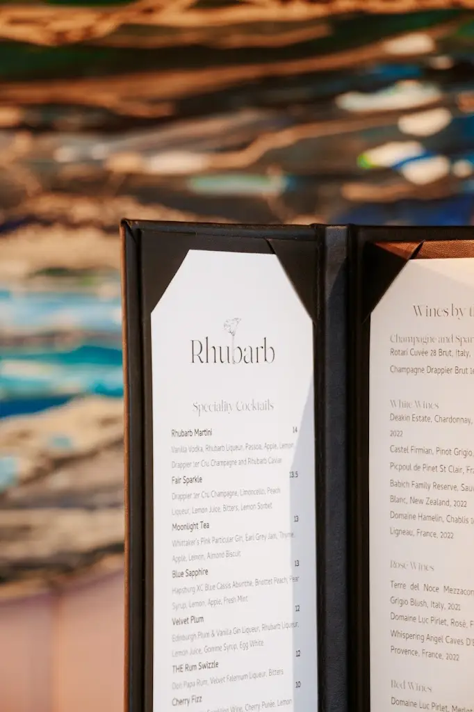Menu_Rhubarb Restaurant Harrogate_Harrogate_immagine_2