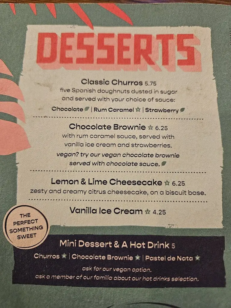 Menu_Revolución de Cuba Harrogate_Harrogate_immagine_2