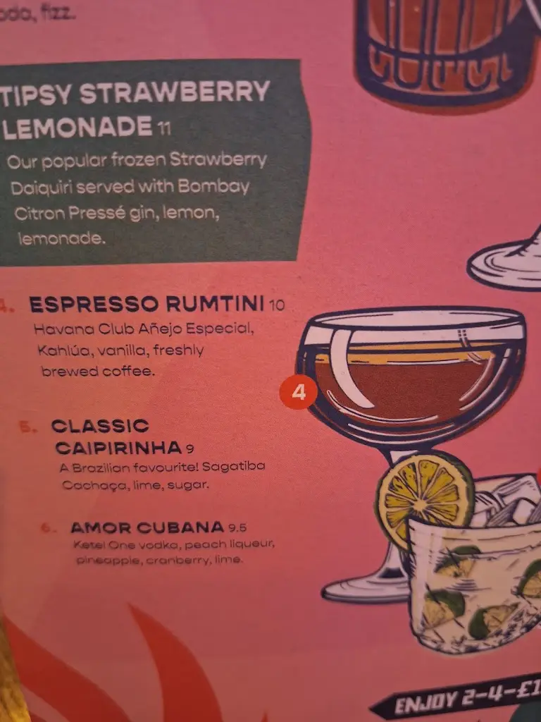 Menu_Revolución de Cuba Harrogate_Harrogate_immagine_3