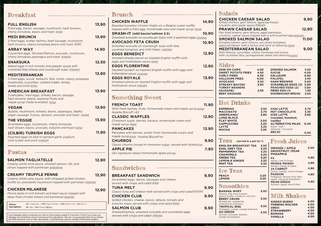 Menu_Array Brasserie & Grill_Harold Wood_image_3
