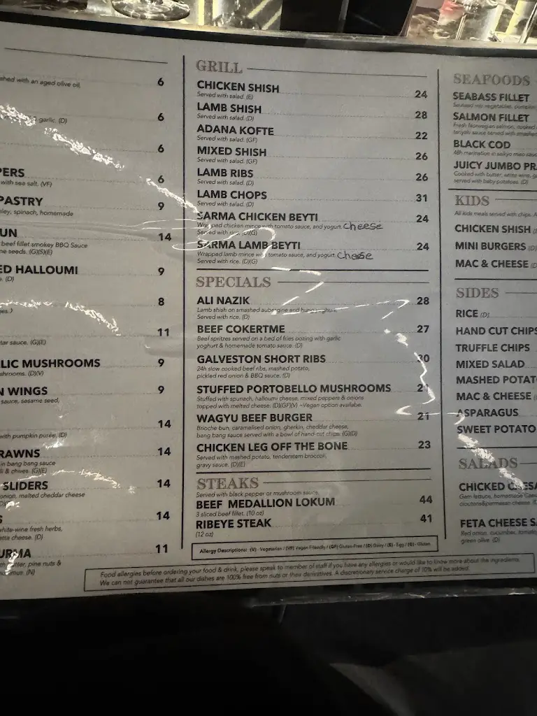 Menu_Array Brasserie & Grill_Harold Wood_image_4