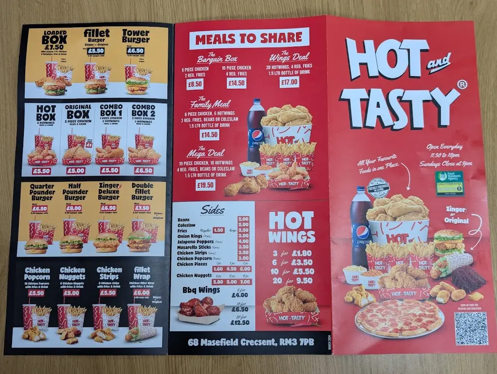 Menu_Hot and Tasty ®️_Harold Wood_image_2