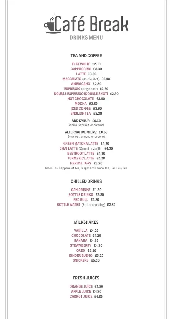 Menu_Café Break_Harold Wood_image_3