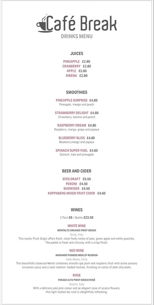 Menu_Café Break_Harold Wood_image_4