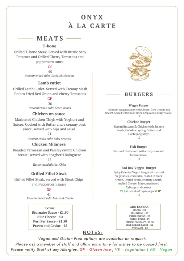 Menu_Onyx Restaurant & Bar_Harold Wood_image_1