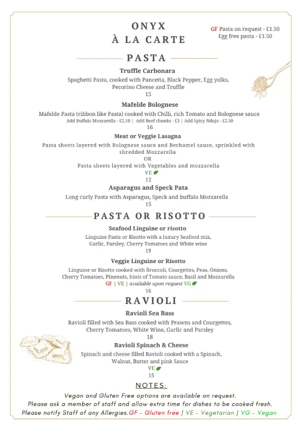 Menu_Onyx Restaurant & Bar_Harold Wood_image_2