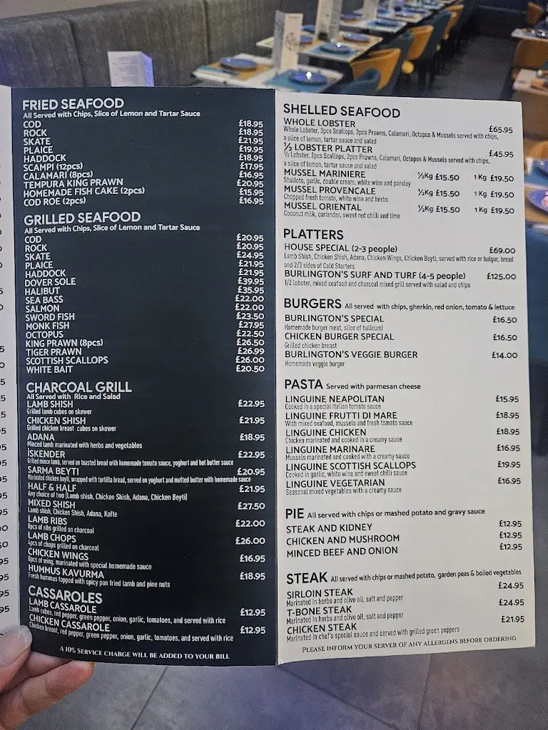 Menu_Burlingtons Fish & Grill_Harold Wood_immagine_2