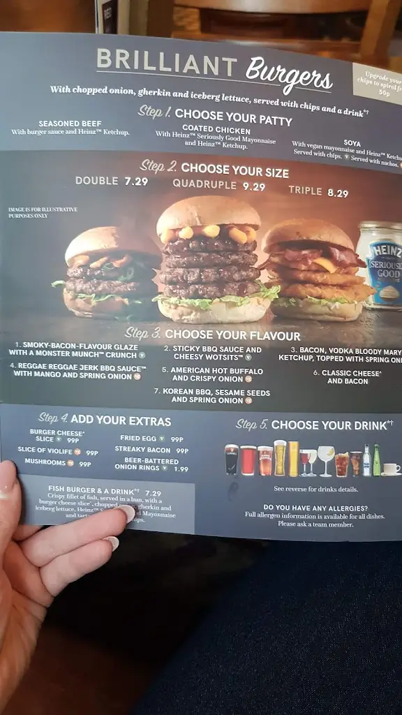 Menu_Goose Romford_Harold Wood_immagine_2