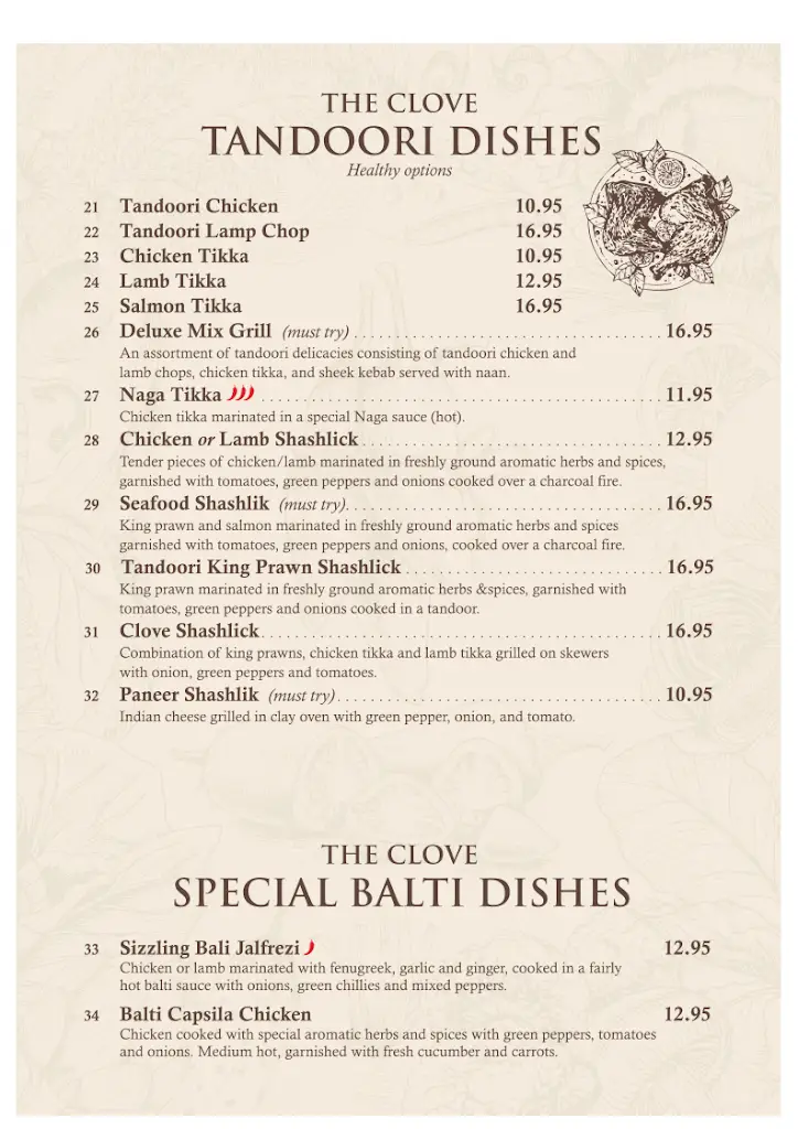 Menu_The Clove Hornchurch_Harold Wood_image_3