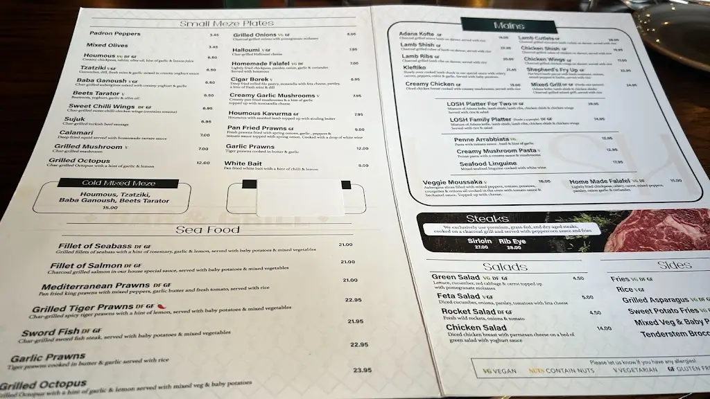 Menu_Losh Bar & Grill_Harpenden_image_3