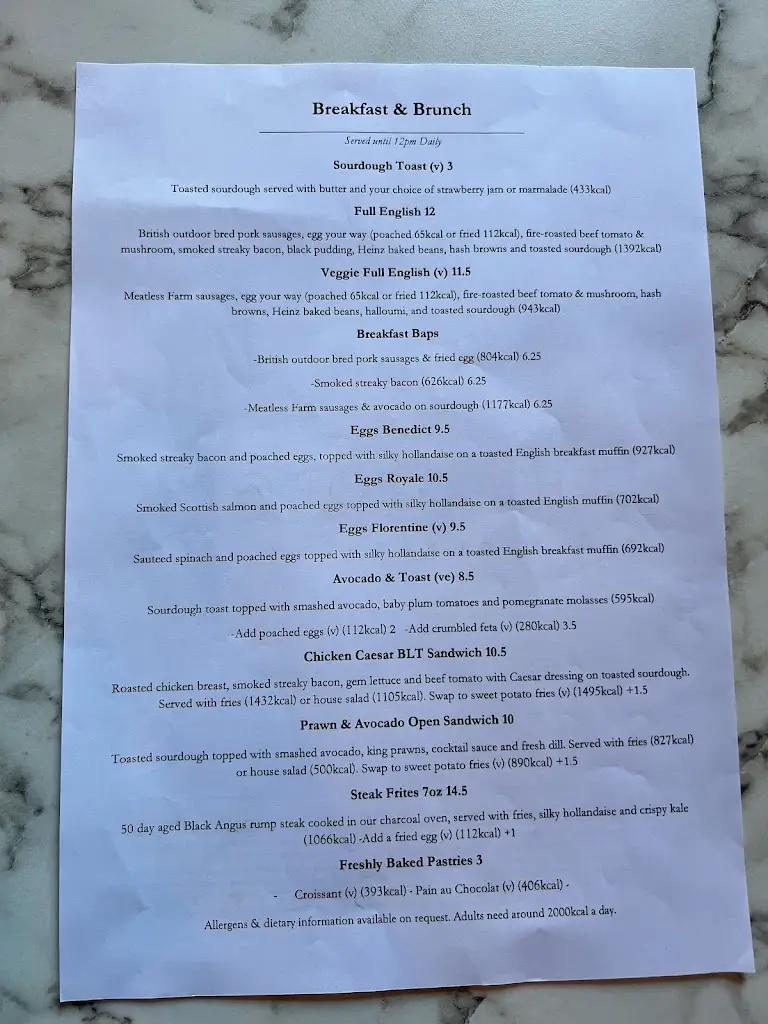 Menu_The George of Harpenden_Harpenden_image_1