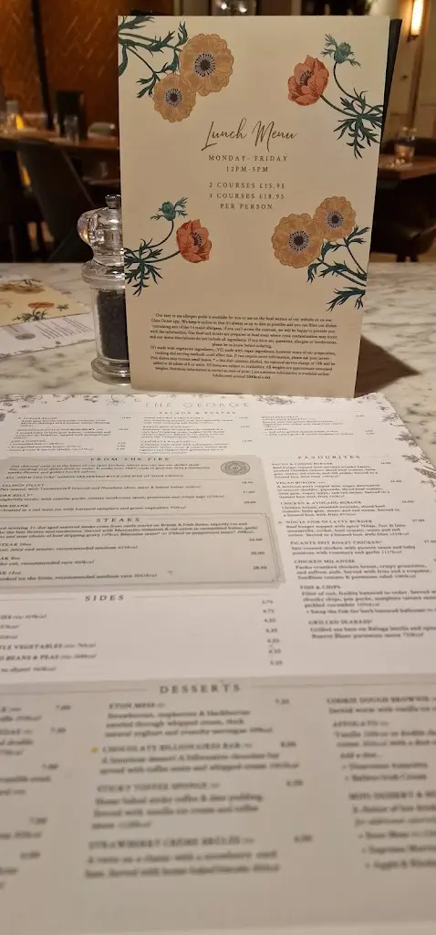 Menu_The George of Harpenden_Harpenden_image_2