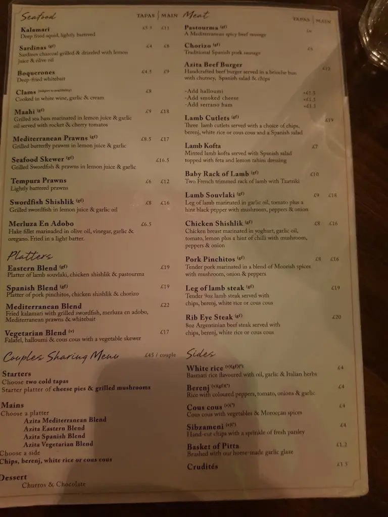 Menu_Bar Azita_Harpenden_image_3