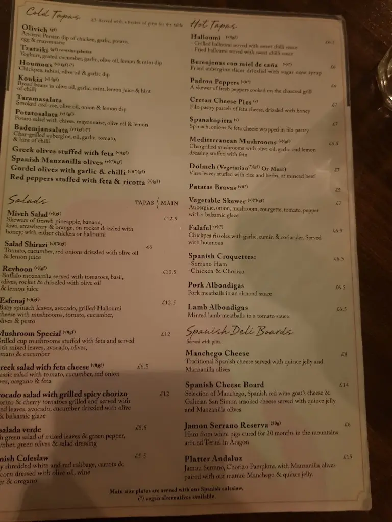 Menu_Bar Azita_Harpenden_image_4