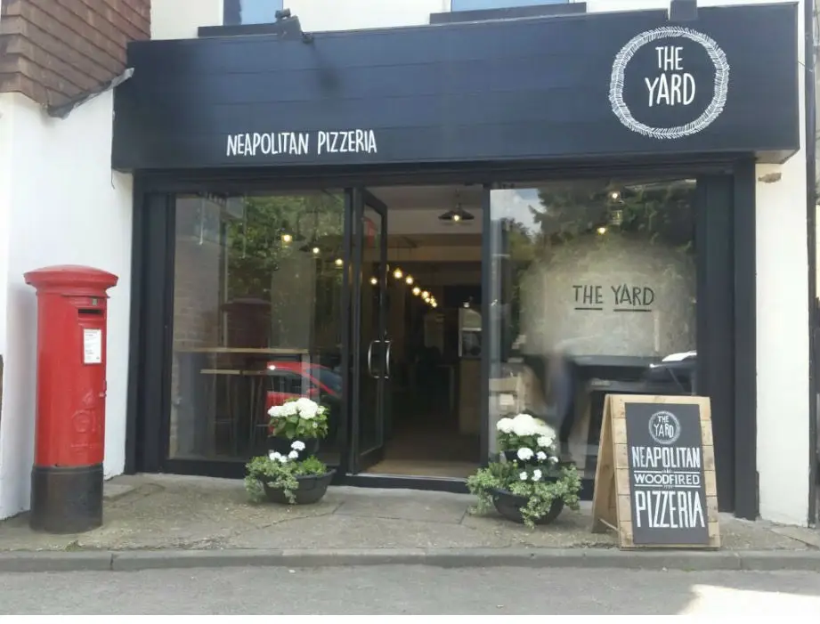 The Yard Pizzeria restaurant in Harpenden