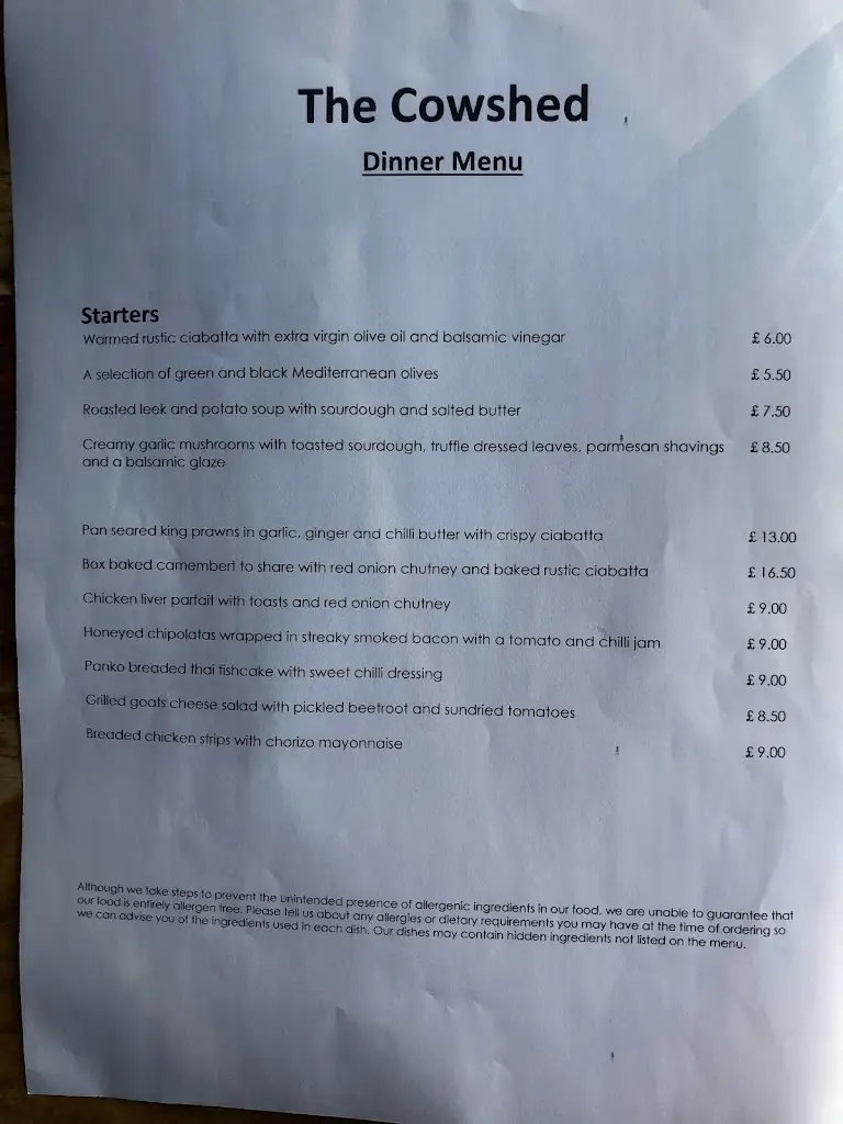 Menu_Cowshed_Albrighton_image_2