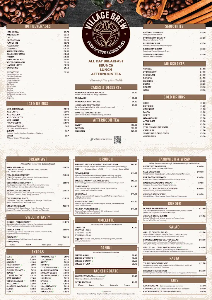 Menu_Village Brew_Hatfield Heath_image_1