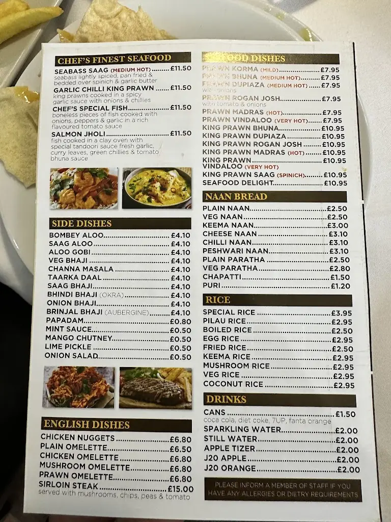 Menu_Haslingden Spice_Haslingden_immagine_1