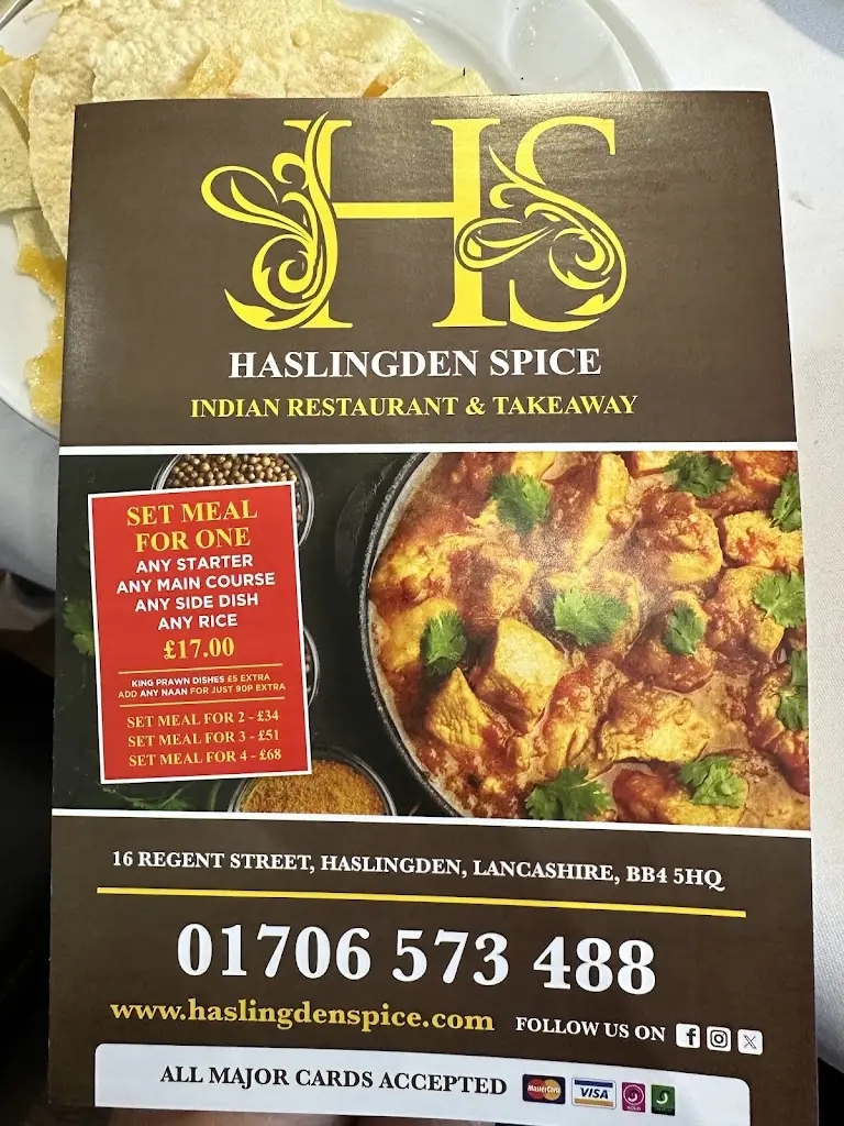 Menu_Haslingden Spice_Haslingden_immagine_3