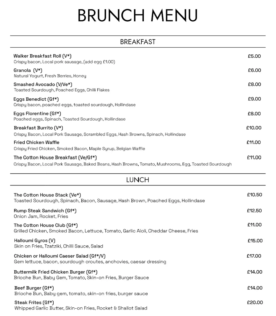 Menu_The Cotton House_Haslingden_image_2