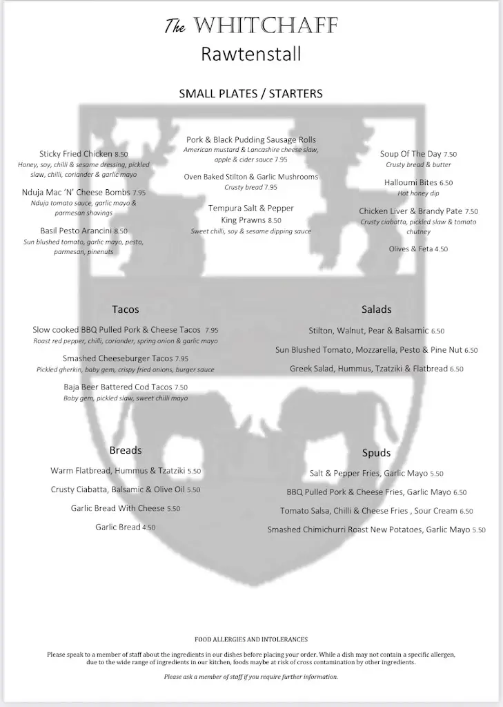 Menu_The Whitchaff Inn_Haslingden_image_4